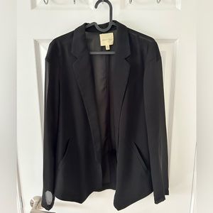 Silence + Noise Sheer Black Blazer - Medium